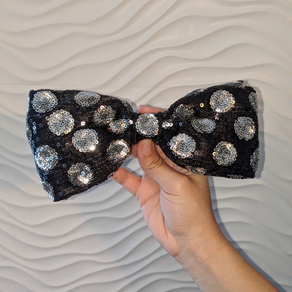 Disney Accessories - COPY - Disney Classic Black and Silver Bow